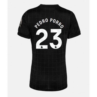 Ženski Nogometni dresi Tottenham Hotspur Pedro Porro #23 Gostujoči 2025-26 Kratek Rokav Ženski Nogometni dresi Tottenham Hotspur Pedro Porro #23 Gostujoči 2025-26 Kratek Rokav
